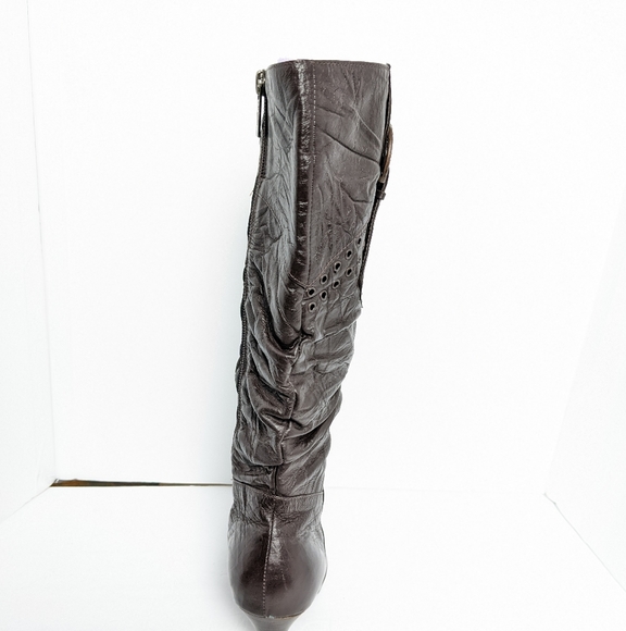 Cat pard leather knee high boots - Picture 9 of 16
